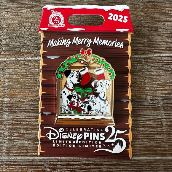 Disney Making Merry Memories 101 Dalmatians Christmas 2025 LE 4500 Pin - Picture 2 of 2